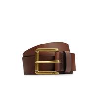 BOSS Cinturón de piel lisa con hebilla corredera con logo grabado - StyleJoris_Sz40, 50491889 Marrón oscuro 85