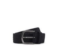 BOSS Cinturón de tela con ribetes de piel - StyleSash-WnE-Sd_Sz35, 50537169 Azul oscuro 90