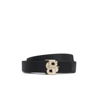 BOSS Cinturón reversible de piel italiana con monograma Double B en la hebilla - StyleB_Icon-G_Sr20_pgr, 50542179 Negro / Beige 80