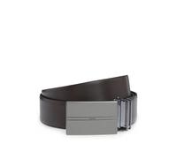 BOSS Cinturón reversible para hombre Gomero Gb35 de piel italiana con cierres intercambiables, 002negro, Talla única