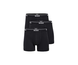 Boss Classic Cotton 3-Pack Boxer Briefs Ropa Interior de Hombres, Negro Medianoche, L (Pack de 3)