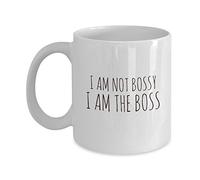 Boss Coffee Mug - I Am Not Bossy I Am The Boss - Gifts for Boss - 11 Oz Ceramic Mug by SpreadPassion