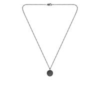 BOSS Collar chapado en negro con medallón con monograma Double B - StyleDOUBLE B COIN, HB1580762 Negro pcs.