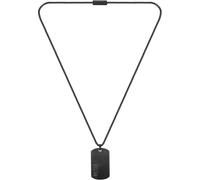 BOSS Collar de Hombre Acero Inoxidable Sin Piedras Preciosas, Negro, One Size
