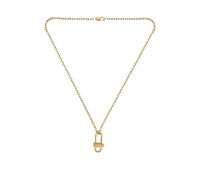 BOSS Collar en tono de oro amarillo claro con colgante en forma de candado - StyleVENTOUX, HB1580859 Tono dorado pcs.