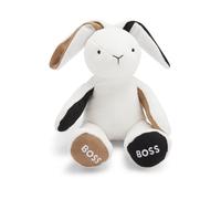BOSS Conejito de peluche para bebés en imitación de piel con detalle de la marca - StyleJ51013/10PUNQ, J51013 Blanco ONESI