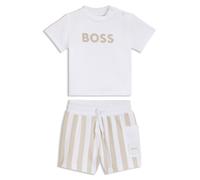 BOSS Conjunto de camiseta y shorts para bebé en caja de regalo - StyleJ53048/24901M, J53048 Beige 74