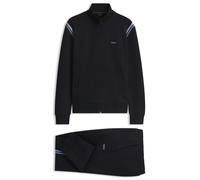 BOSS Conjunto de chándal regular fit de algodón elástico con apliques a rayas - StyleTracksuit Set, 50533738 Azul oscuro L