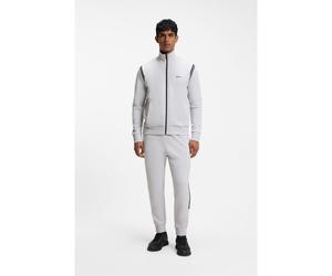 BOSS Conjunto de chándal regular fit de algodón elástico con apliques a rayas - StyleTracksuit Set, 50533738 Gris claro XL