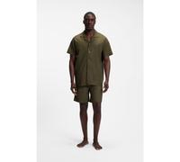 BOSS Conjunto de pijama corto regular fit en popelín elástico - StyleChris Short Set, 50567001 Verde L