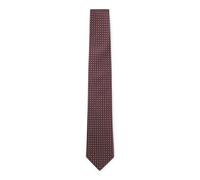 BOSS Corbata de jacquard de seda con micromotivo - StyleL-TIE CM 7,5 - 223, 50571426 Rojo oscuro pcs.