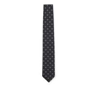 BOSS Corbata de mezcla de seda con estampado - StyleH-TIE CM 7.5 253, 50550511 Azul oscuro pcs.