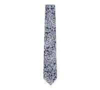 BOSS Corbata de seda pura con estampado de diseño Paisley - StyleH-TIE CM 7.5 262, 50582855 Azul estampado pcs.