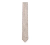 BOSS Corbata estampada de algodón y lana - StyleC-TIE 7.5 CM-251, 50556278 Beige estampado pcs.