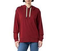 BOSS CP Stripe_Hoodie, Loungew_Sudadera Mujer, Dark Red601,