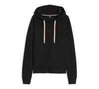 BOSS Sudadera con capucha y logo estampado con cordones a rayas de la marca - StyleCP Stripe_Hoodie, 50524760 Negro S