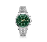 BOSS Cronógrafo Stratus con esfera verde y pulsera de eslabones - StyleSTRATUS, 58733295 Tono plateado pcs.