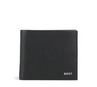BOSS Crosstown Monedero negro, cuero, hombre