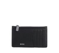 BOSS Crosstown Tarjetero negro, cuero, hombre