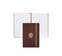 BOSS Cuaderno A5 burdeos con monograma doble B - StyleNotebook A5 Varsity Burgundy Lined, 58818607 Rojo oscuro pcs.