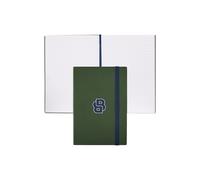 BOSS Cuaderno A5 verde con monograma Double B - StyleNotebook A5 Varsity Forest Green Lined, 58818608 Verde oscuro pcs.