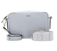 BOSS Cuero bolso bandolera Alyce Crossbody BM Light Grey gris claro
