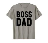 Boss Dad Men Dad Boss Hombre Papa Bossy Daddy Boss Father Camiseta