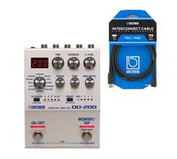 Boss DD-200 Delay Pedal with MIDI Connection Cable