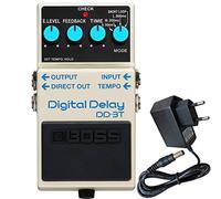 Boss DD-3T - Aparato de efectos digital (con fuente de alimentación Keepdrum de 9 V)