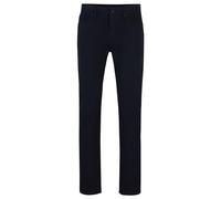BOSS Delaware3-1-20 - Jeans ajustados para hombre en mezclilla elástica de satén, Azul oscuro404, 33W / 32L