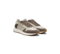BOSS Deportivas con cordones en tejido ligero con ribetes de ante - StyleVinston_Runn_nysd, 50568945 Beige claro 45