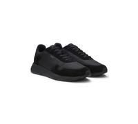 BOSS Deportivas con cordones en tejido ligero con ribetes de ante - StyleVinston_Runn_nysd, 50568945 Negro 39