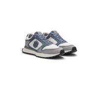 BOSS Deportivas con ribete de ante y monograma Double B - StyleJonah_Runn_sdmeBB, 50564185 Azul 42