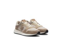 BOSS Deportivas de ante con monograma Double B - StyleVinston_Runn_sdmeBB, 50554612 Beige claro 39