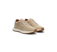 BOSS Deportivas de ante con perforaciones - StyleJonah_Runn_sdpf, 50567933 Beige 42