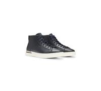 BOSS Deportivas de caña alta de piel con raya de la marca - StyleClint_Hito_ltnuN, 50543437 Azul oscuro 42