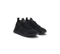 BOSS Deportivas de diferentes materiales con empeines de punto y detalles de ante - StyleTitanium_Runn_knst_N, 50498245 Negro 45