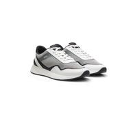 BOSS Deportivas de malla con suela estriada - StyleTitanium_Runn_methal, 50568928 Natural 45