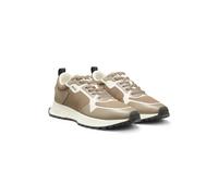 BOSS Deportivas de mezcla de materiales con detalles de malla y de la marca - StyleJonah_Runn_meth, 50513195 Beige 39