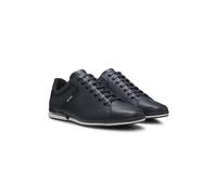 BOSS Deportivas de piel con forro con control de olores - StyleSaturn_Lowp_lux4 A_N, 50498282 Azul oscuro 45