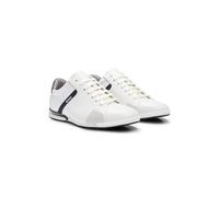 BOSS Deportivas de piel con forro con control de olores - StyleSaturn_Lowp_lux4 A_N, 50498282 Blanco 39