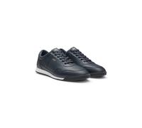 BOSS Deportivas de piel con logo en tono dorado - StyleNitan_ltpf, 50548658 Azul oscuro 39