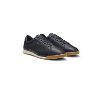 BOSS Deportivas de piel con logo metalizado - StyleNitan_Lowp_lt, 50568493 Azul oscuro 42