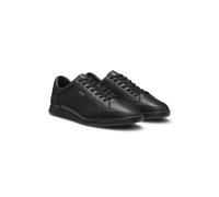 BOSS Deportivas de piel con logo metalizado - StyleNitan_Lowp_lt, 50568493 Negro 42