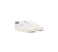 BOSS Deportivas de piel sintética con lengüeta trasera en contraste - StyleAiden_Tenn_grp, 50542114 Blanco 45