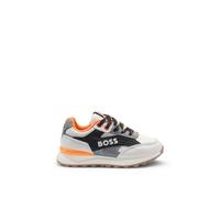 BOSS Deportivas para niños con tejido sintético revestido y piel auténtica - StyleJ51660/09B28, J51660 Fantasía 35