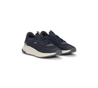 BOSS Deportivas TTNM EVO con empeines de punto y detalles de ante - StyleTTNM EVO_Slon_knrsd, 50523113 Azul 42