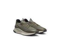 BOSS Deportivas TTNM EVO con empeines de punto y detalles de ante - StyleTTNM EVO_Slon_knrsd, 50523113 Verde oscuro 40