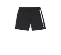 BOSS Bermudas 'Dolphin' negro / blanco, Talla S