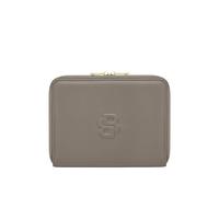 BOSS Double B monogram folder in faux leather - StyleConference folder A5 Signature Lady Taup, 58837092 Marrón claro pcs.